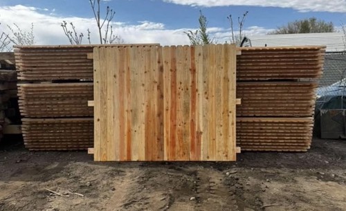 8x6 cedar fence - panels,
